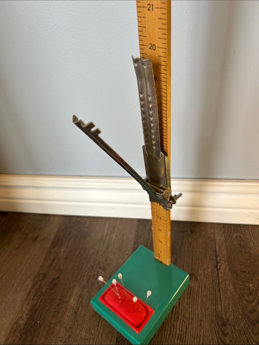 Vintage Dressmaker Hem Marker
Pin Cushion